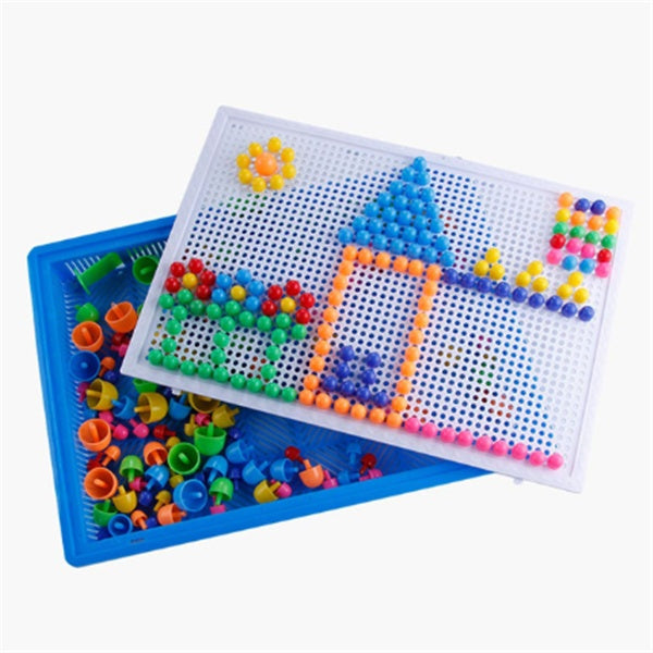 Wooden Magnetic Puzzle Toys Children 3D Puzzle Box +  Drawing Board